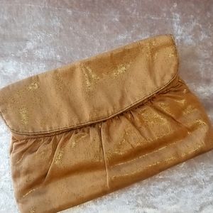 Vintage metallic clutch made in Italy